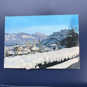The City Of Festivals Salzburg Austria Vintage Postcard Postmarked 1978